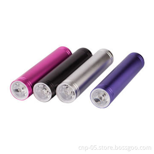 2,800mAh Mobile Phone Chargers, Aluminum Case with Flashlight, Original Samsung Cell